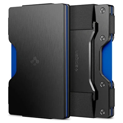 Afbeelding van Spigen EDC Wallet S Creditcardhoes met RFID NFC bescherming Portemonnee voor maximaal 12 Kaarten Kaarthouder Kaartsleuf Geldclip