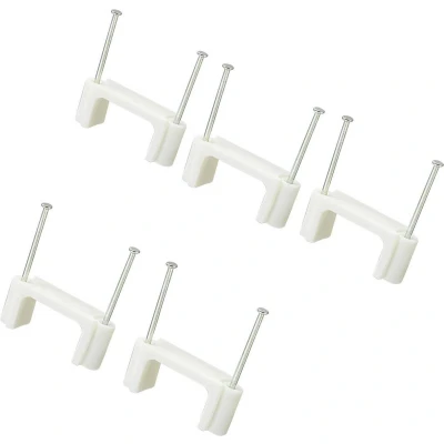 Afbeelding van TRU COMPONENTS TC DNF24203 Spijkerclip 1593095 Bundel Ø (bereik) 24 mm (max) Tweegats Wit 100 stuk(s)