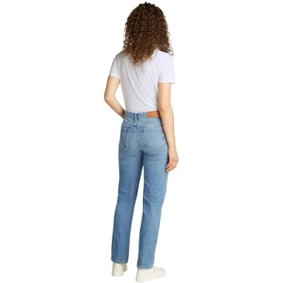 Afbeelding van Tommy Hilfiger Straight leg jeans, Dames, Maat: 25x28, Uma