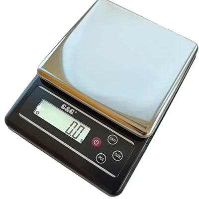 Afbeelding van G&amp;G KF B KF6000B Keukenweegschaal, 6 3 kg/0,1 g, instelbare automatische uitschakeling, precisieweegschaal, digitale weegschaal, met voeding en batterijen, kg, 4 meetbereiken