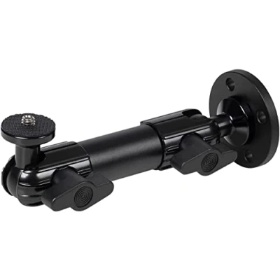 Afbeelding van Elgato Wall Mount, horizontaal gelede arm van hoge kwaliteit met 1/4 draad voor bevestiging en positionering lampen, camera’s microfoons, perfect streaming, videogesprekken, studio’s