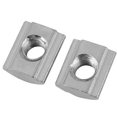 Afbeelding van Verpakking met 50 stuks EU20 M4 M5 M6 gecoat koolstofstaal schuifsteen voor aluminium profiel accessoires (EU20 M5)