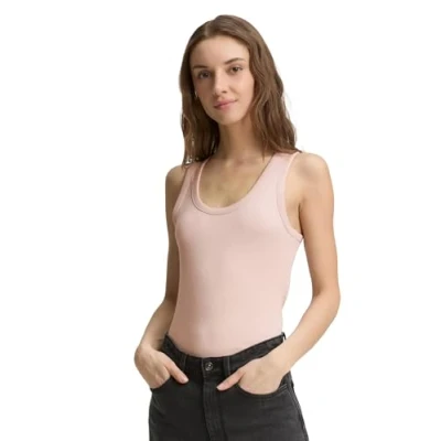 Afbeelding van TOM Tailor Denim MIT Struktur Top, Dames, Maat: XXL, Rose smoke
