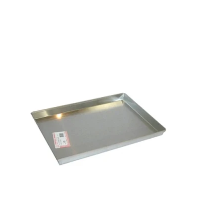 Afbeelding van Pentole Agnelli COAL49/340 Rechthoekige bakvorm van aluminiumlegering 3003 met rand, zilver, 60 x 40 cm, 1 stuk