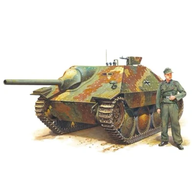 Afbeelding van Tamiya 300035285 WWII Duitse tank Destroyer voertuig modelbouwset, grijs