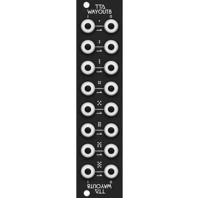 Afbeelding van Tiptop Audio WayOut8 Black Modular synthesizer
