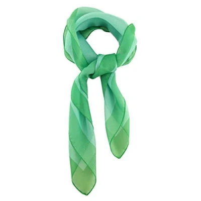 Afbeelding van TigerTie Fijne chiffon sjaal voor dames, effen kleur, afmetingen 58 cm x cm, Lichtgroen groen groen, Nickituchgröße: ca. Länge Breite