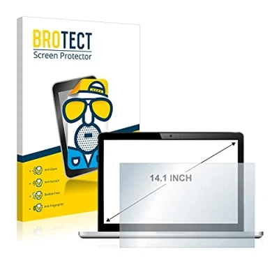 Afbeelding van BROTECT Screenprotector voor Laptops met 14.1 inch Schermen [312 mm x 176 mm, 16:9] Folie Beschermfolie matte