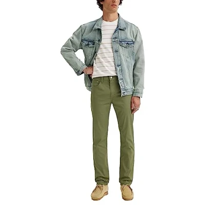 Afbeelding van Levi&#039;s 502 Taper Jeans Tapered Fit Green, Heren, Maat: 30x34, Green