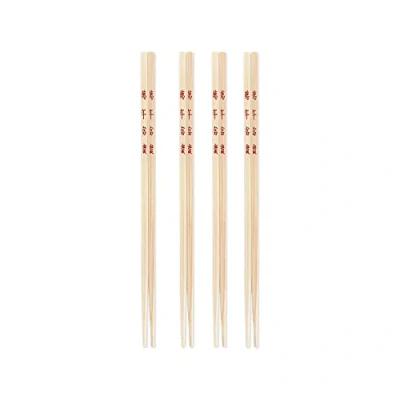 Afbeelding van Ken Hom KH512 Bamboe Eetstokjes, 26cm, Excellence, 4 Paar Herbruikbare Eetstokjes Voor Chinese/Aziatische Keuken, Niet Vaatwasmachinebestendig, 2 Jaar Garantie