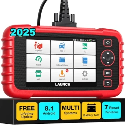 Afbeelding van LAUNCH CRP123X diagnose interface motor transmissie ABS SRS OBD2 scanner Android wifi detectie AutoVIN 10 modi OBDII functies live data emissiecontrole update inbegrepen