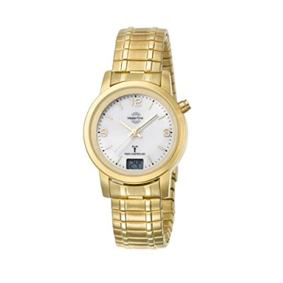 Afbeelding van MASTER TIME Radiografisch horloge Basic, MTLA 10313 12M Armbanduhr, quartzhorloge, heren, datum, verlichtte wijzers, flexband, trekband