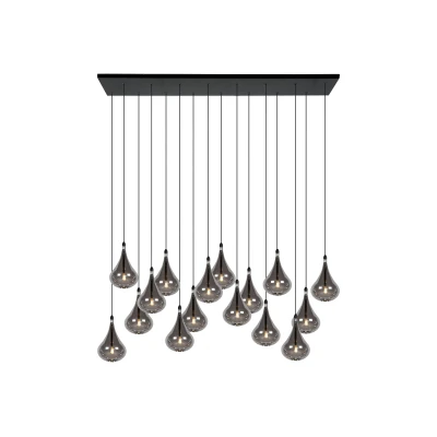 Afbeelding van Lucide TEARS Hanglamp G4 Zwart