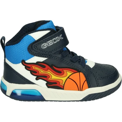 Afbeelding van Geox light UP INEK Babyschoenen voor kinderen, Maat: 32, Navy blue Imitatieleer/ textiel