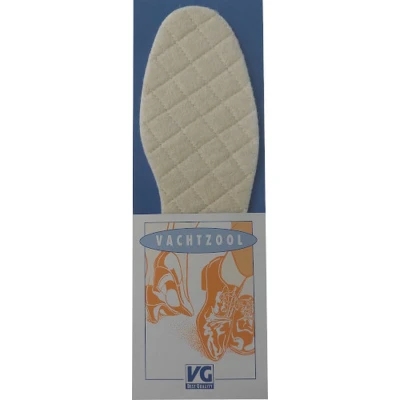 Afbeelding van VG Wollen Vachtzool Winter Inlegzool Schaapswol Tegen koude voeten Warm en zacht Maat 43/44
