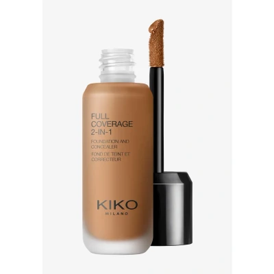Afbeelding van KIKO Milano FULL Coverage 2 IN 1 Foundation AND Concealer Concealer, Dames, Maat: 25 ml, Warm beige 110