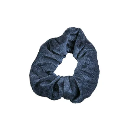 Afbeelding van Verpakking van 2 fluwelen scrunchies (houtskool)