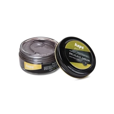 Afbeelding van Kaps Schoencreme schoensmeer verzorgt het leer en geeft glans (402) Oud Zilver 50ml