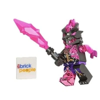 Afbeelding van LEGO Ninjago Crystalized: Vengestone Guard Minifiguur met Speer