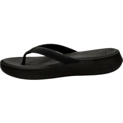 Afbeelding van Reef Cushion Cloud Teensandalen, Dames, Maat: 35, Black Hoogwaardig imitatieleer