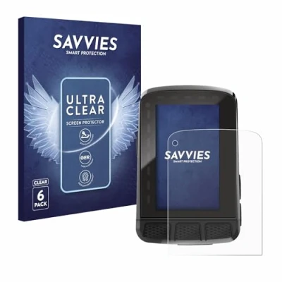 Afbeelding van Savvies Screenprotector voor Wahoo Elemnt Roam V2 GPS Folie Beschermfolie transparant (6 Stuks)