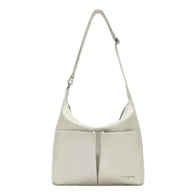 Afbeelding van LIEBESKIND BERLIN Leren Schoudertas Hera Sheep Natural Hobo Bag Milk Crème