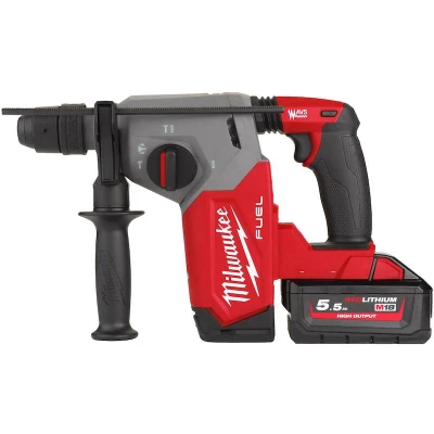 Afbeelding van Milwaukee M18 FHX 552X FUEL 4 standen SDS plus hamer met FIXTEC