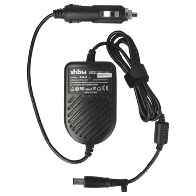 Afbeelding van vhbw Auto laadkabel geschikt voor HP Compaq Presario CQ57, CQ58, CQ60, CQ61 laptop, notebook lader 12V, 65W