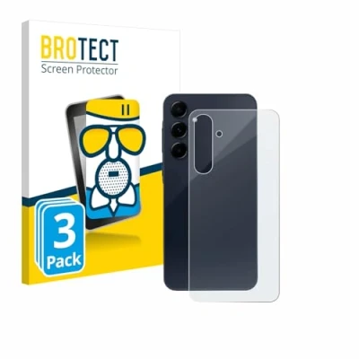 Afbeelding van BROTECT Screenprotector voor Samsung Galaxy A55 5G (Achterkant) Folie Beschermfolie Beschermglas matte (3 Stuks)