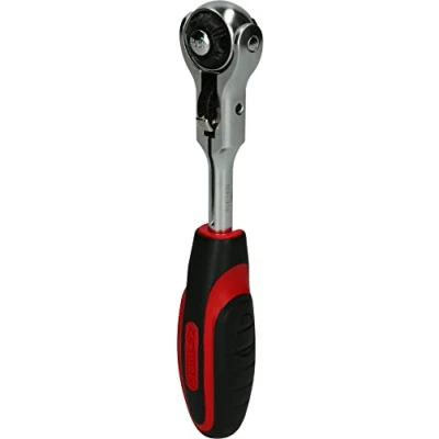 Afbeelding van Modix ratel 1/4 inch met draaibare kop en T greep, 72 tanden