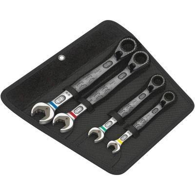 Afbeelding van Wera joker switch 4 delige steek /ringratelsleutel set in etui 10 19mm