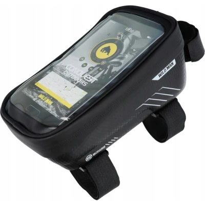 Afbeelding van Wildman Stuurtas Telefoonhouder/Fietstas Waterdicht 1L Zwart