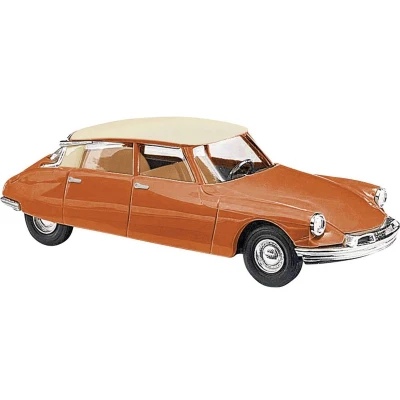 Afbeelding van Busch 48019 H0 Auto Citroën DS19 tweekleurig, oranje/crème