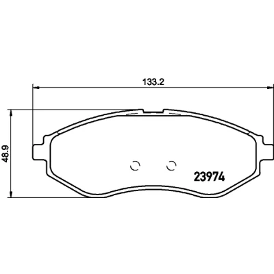 Afbeelding van Remblokkenset, schijfrem HELLA PAGID 8DB 355 011 251