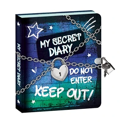 Afbeelding van Diary: Lock &amp; Key: My Secret Keep Out Diary