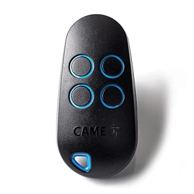 Afbeelding van CAME 806TS 0270 TOP44RBN afstandsbediening, 433,92 MHz rolling code, zwart/blauw