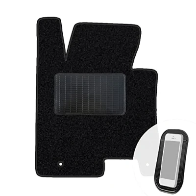 Afbeelding van moto MOLTICO Automatten Velours Autofrontmat 1 Matje Voor de Voorkant van Auto Bijpassend Kia Ceed II Hyundai i30 2012 2017