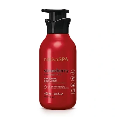 Afbeelding van o Boticário NativaSPA Bodylotion STRAWBERRY BODY LOTION 400ml