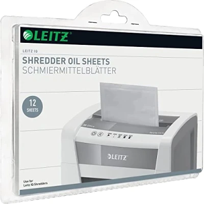 Afbeelding van Olie voor papiervernietiger sheet Leitz IQ 12vel