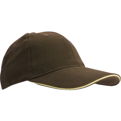Afbeelding van SOLS Unisex Buffalo 6 Panel Baseball Cap (Chocolade/Beige)
