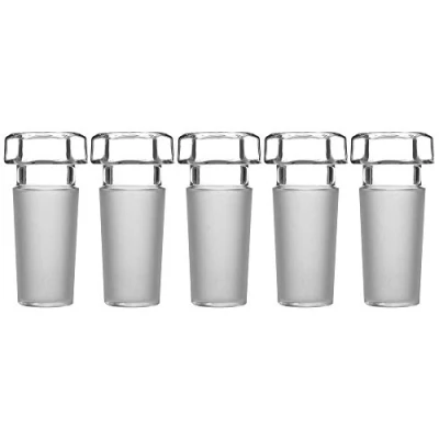 Afbeelding van stonylab Glas Holle Glazen Stop met Zeshoekige Kop, voor 24/40 Buitenste Gewricht Gesloten Bodem (5 Pakketten)