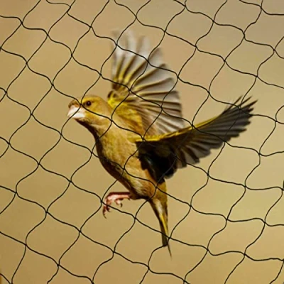 Afbeelding van SHZICMY Vogelnet 30 x 15 m, vogelnet, bladnet, fijnmazig vijvernet (5 cm 5 cm), tuinnet, fruitboomnet, zwembadnet