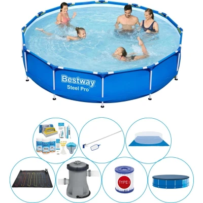 Afbeelding van Zwembad Met Accessoires Bestway Steel Pro Rond 366x76 cm