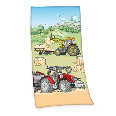 Afbeelding van babybest® Badhanddoek Trekker 75 x 150 cm