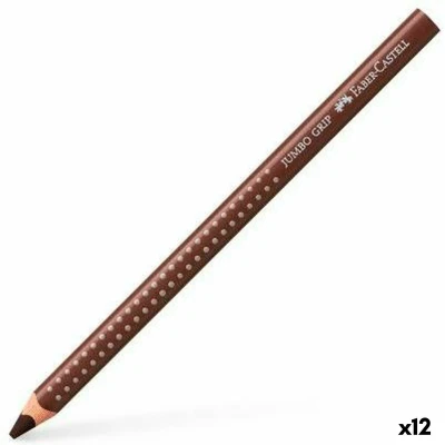 Afbeelding van Kleurpotloden Faber Castell Bruin (12 Stuks)