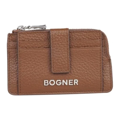 Afbeelding van Bogner Leren Kaarthoes Andermatt Elli Purse Darkbrown Bruine