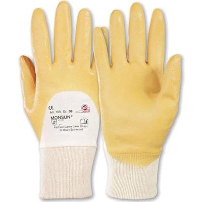 Afbeelding van Honeywell Handschoen maat 10 curry BW tricot m.nitril EN 388 PSA categorie II paar 010510141E
