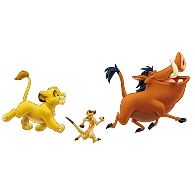 Afbeelding van &#039;RoomMates Disney &quot;De Koning van de leeuwen&quot; Giant Muurtattoo
