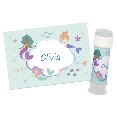 Afbeelding van Mermaid Magic Bellenblaas Stickers 6 stuks