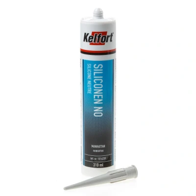 Afbeelding van Kelfort Siliconenkit no manhattangrijs 310ml